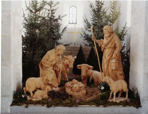 Christmas Krippe Wood